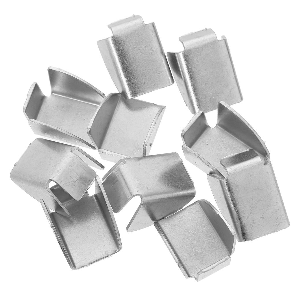 10pcs Metal Shelf Clips Cabinet Shelf Clips Shelf Support Clip File Cabinet Shelving Clamps Pilasters Shelf Clips Hardware Parts