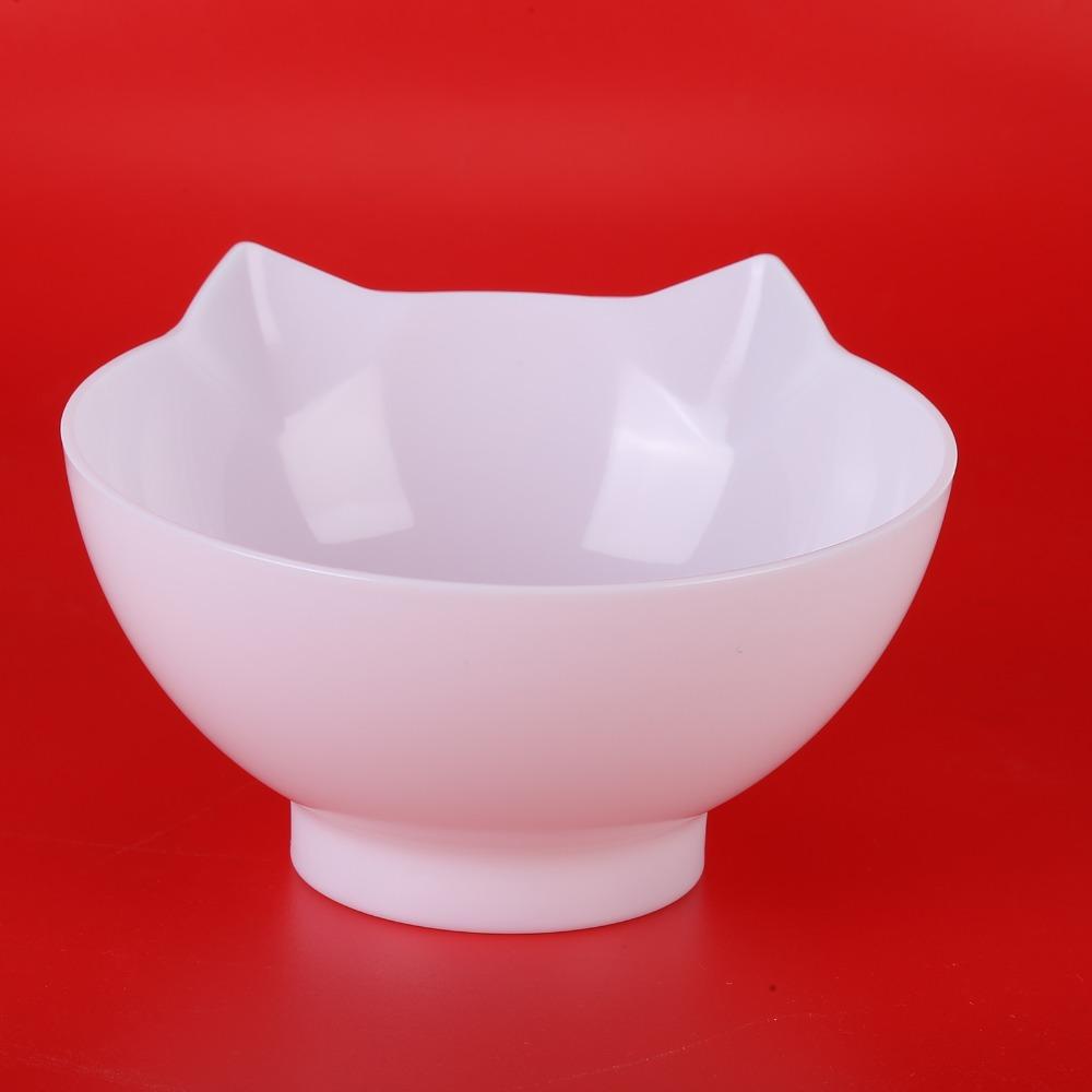 Transparent body Cat Feeding Bowl Slant mouth design Dog Food Bowl Puppy kitten use