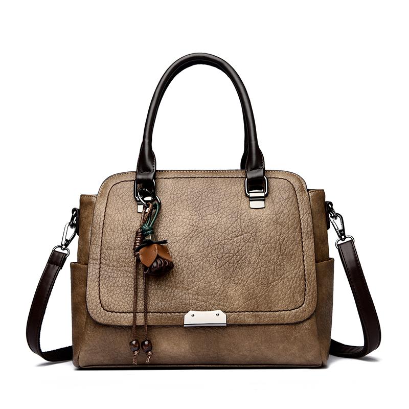 2026 Top Quality Minimalist Luxury Handbags For Women Soft PU Leather Designer Solid Color Large Capacity Shoulder Messenger Sac