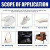 White Shoe Cleaner Paste - Multi-Purpose Whitening & Stain Remover for Faux Leather, Shoes, Bags & Car Interior