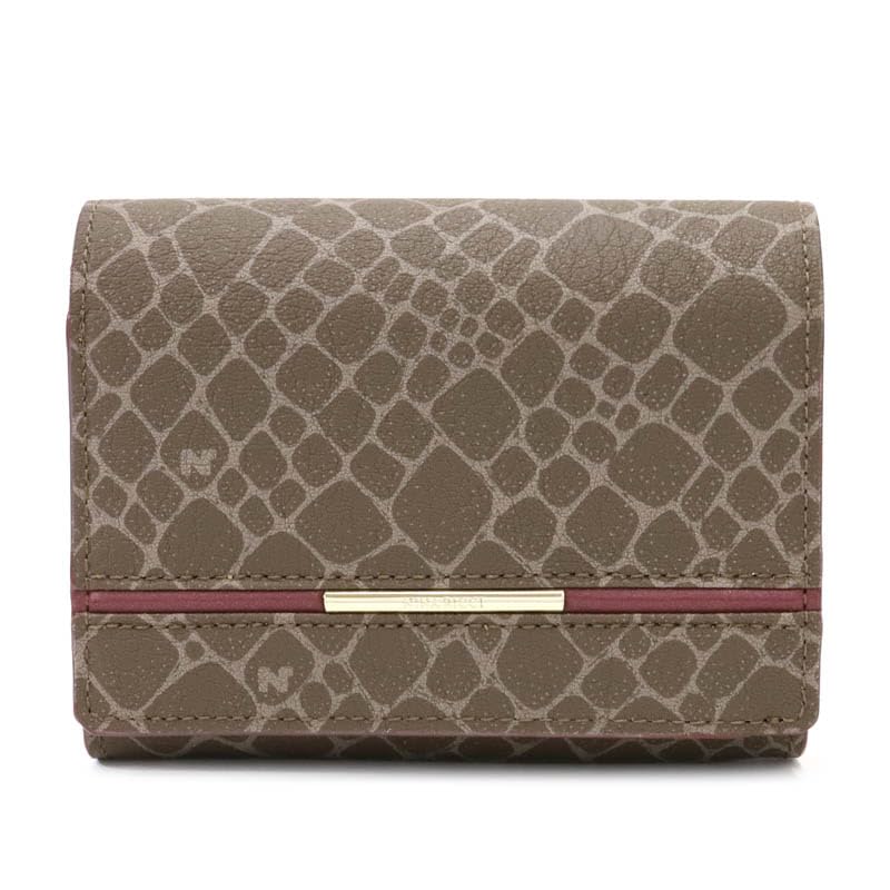 Nina Ricci Atre Nouveau Purse Bifold Bordeaux 85-8202 Women's Wallet,