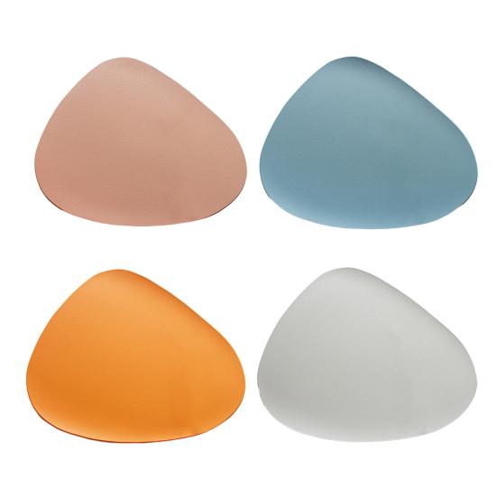 Faux Leather Placemats Waterproof & Heat Resistant Table Pads Washable Double-Sided Coasters for Indoor Outdoor Dining