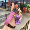 Cartoon Cat Silicone Keychain Cute Gift For Kids And Friends In Various Colors