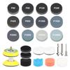 Waterproof Sandpaper 193 with Polishing Pads and to Compatible with and 6mm for Hex Power Screwdrivers and Small Power Sanding Discs for Car DIY
