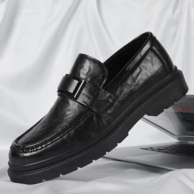 Fashion Luxury Mens Loafers Fashion Platform Outdoor Work Dress Shoes Italian Designer Slip On Casual Shoes Driving Boat Shoe Mocassins