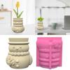 Silicone Mold Christmas Snowman Vase Resin Mold Planter Making Mold DIY Home