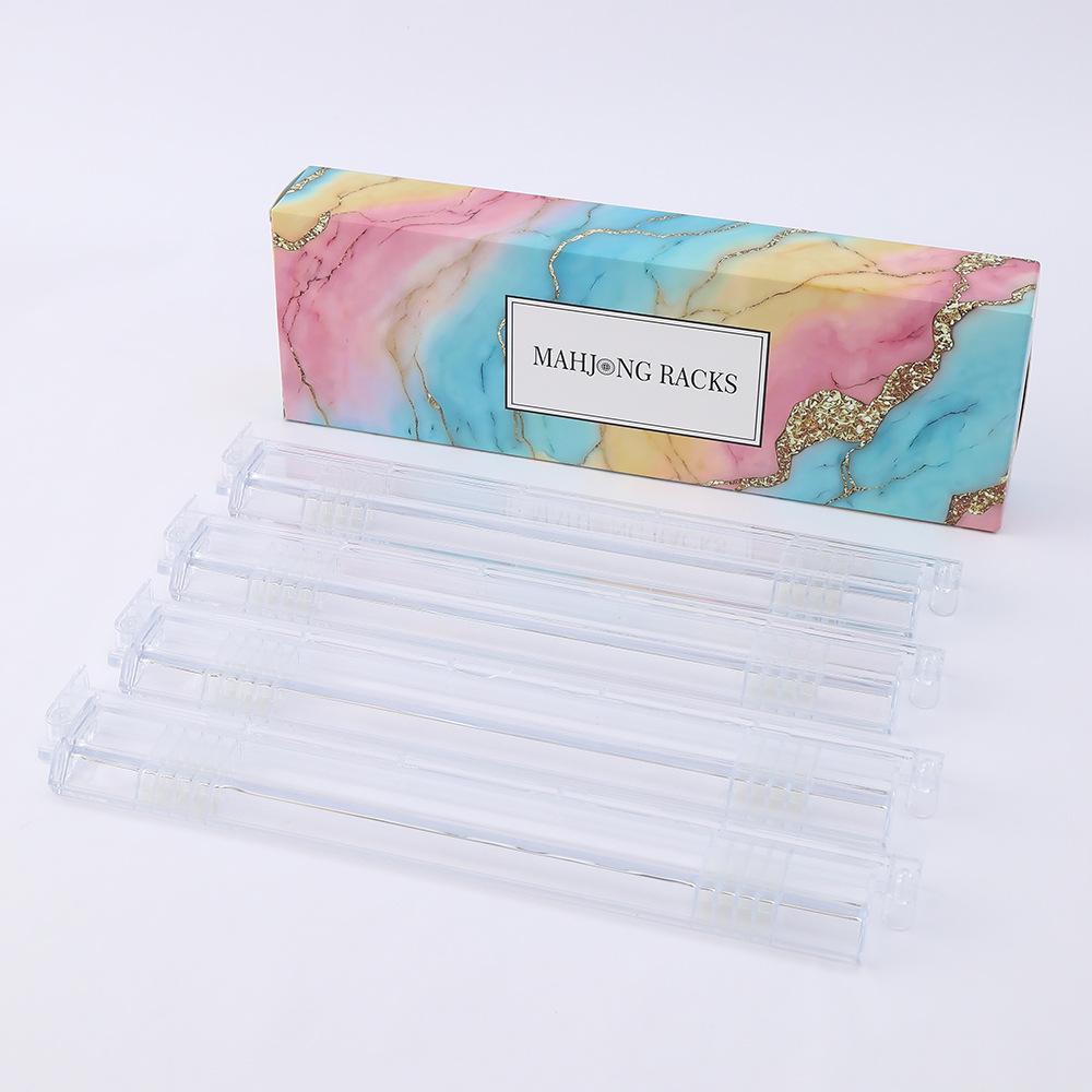 American Multi-Color Non-Slip Mahjong Rack and Tile Pusher