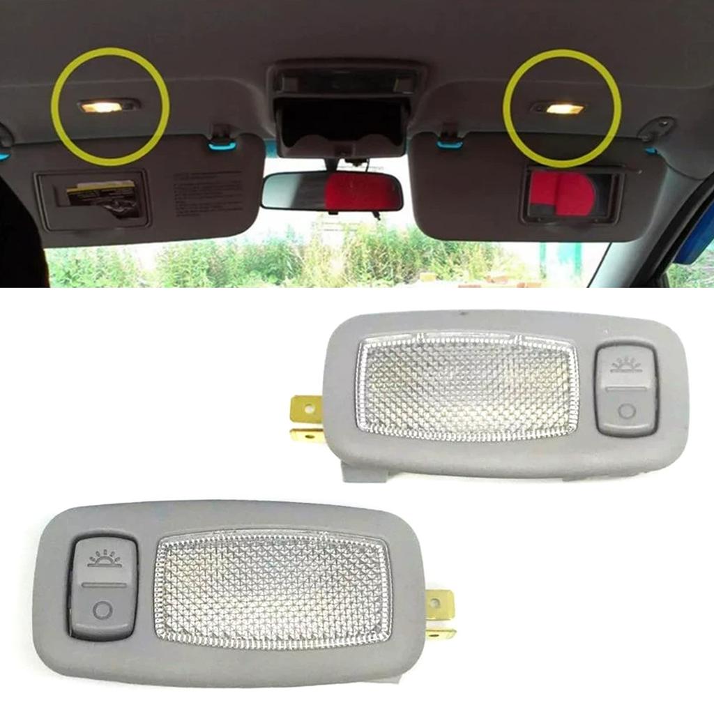 Pair Car Vanity Mirror Lamps Plastic Sun Visors Vanity Mirror Lights Car Makeup Mirror Light Suitable for ix25 ix35 kx5