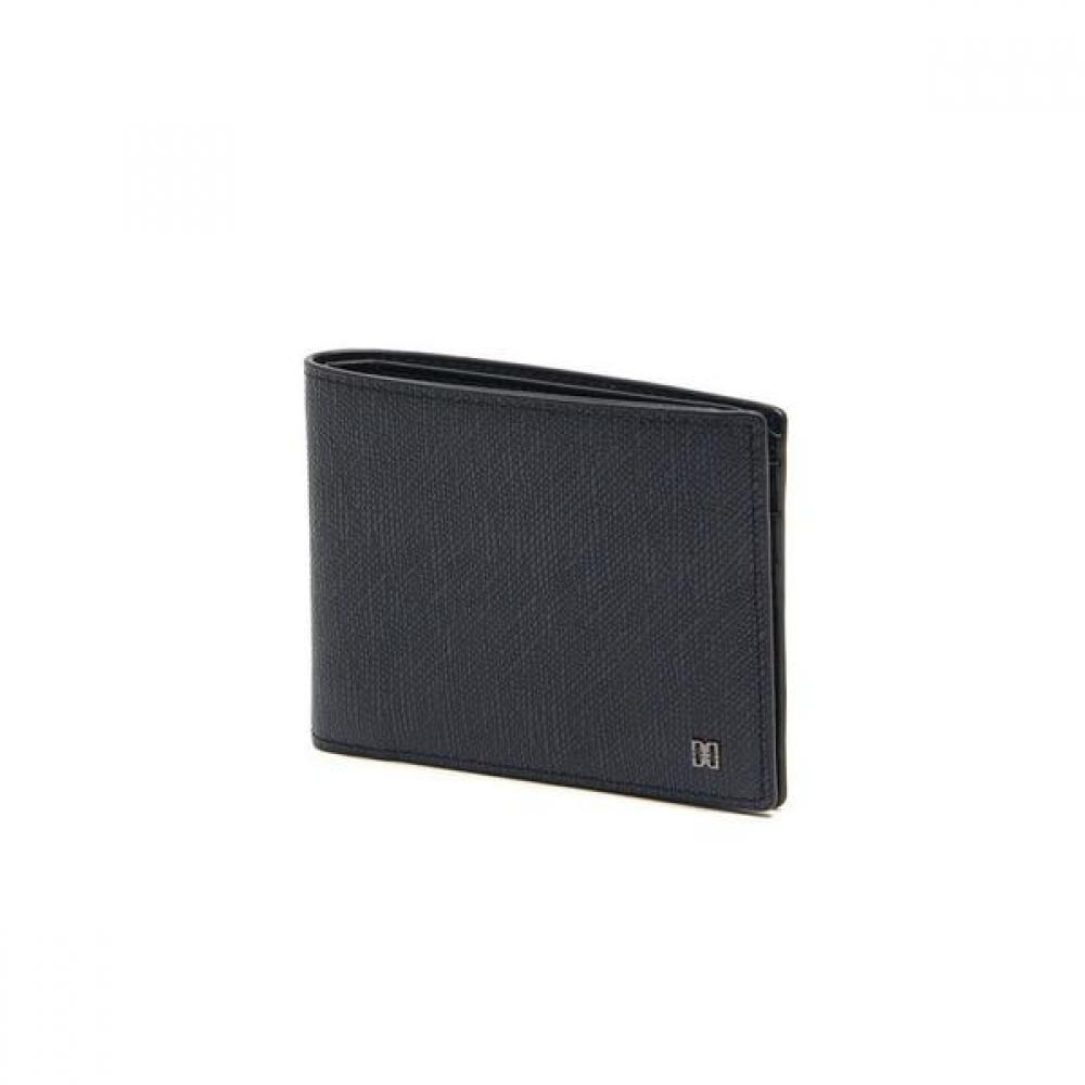 

Daks Black Leather Dd Logo Classic Wallet Dbwa9f325 Single option