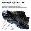 Air Cushion Safety Shoes Men Steel Toe Sneaker Puncture Proof Sport Work Shoes Man Safety Boots Black Male Work Boots Plus Size