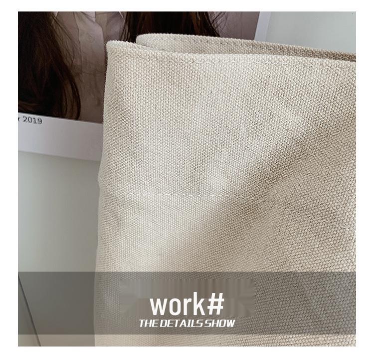 2024 Trendy Women's Canvas Crossbody Tote Bag