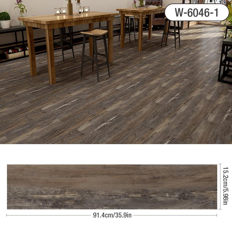 Selbstklebende Holzmaserung Boden Wandaufkleber PVC Tapete für Wohnzimmer Toilette Küche Heim Boden Dekoration Wasserdichter Aufkleber