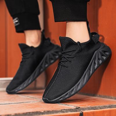 Scarpe da uomo autunnali sneakers in mesh traspirante, sneakers in tessuto fly-knit da uomo MEN scarpe alla moda per coppia scarpe casual