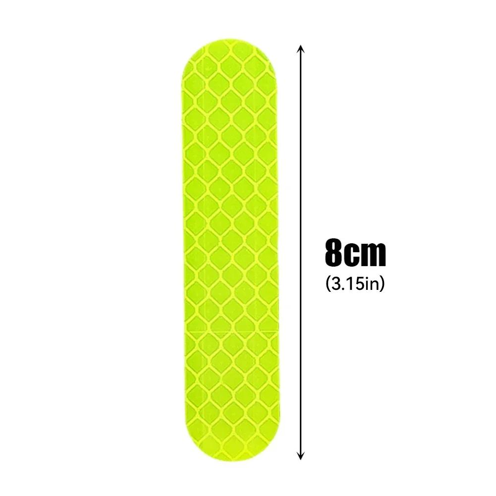 Motorcycle Helmet Reflective Strips Night Safety Driving Warning Sticker General Car Motorcycle Decorative Stickers Auto Parts