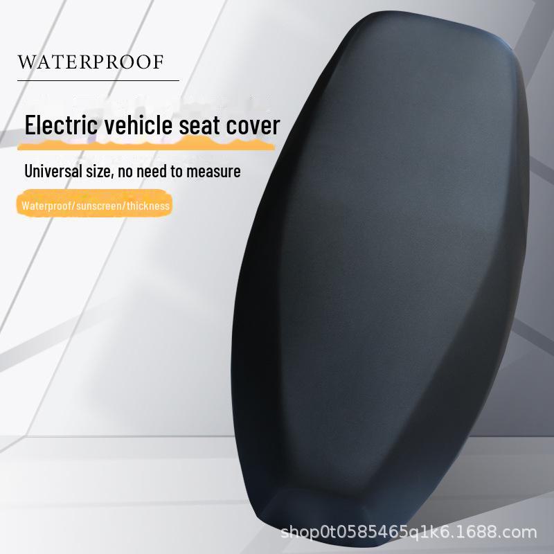 Waterproof Sunscreen Electric Car Motorcycle Seat Cover Made of Thickened Leather - Universal and Rainproof Battery Car Seat Cover.