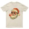 Cool Santa Claus Heart TShirt Unisex Gift Retro Seasonal Funny Xmas Unisexs a