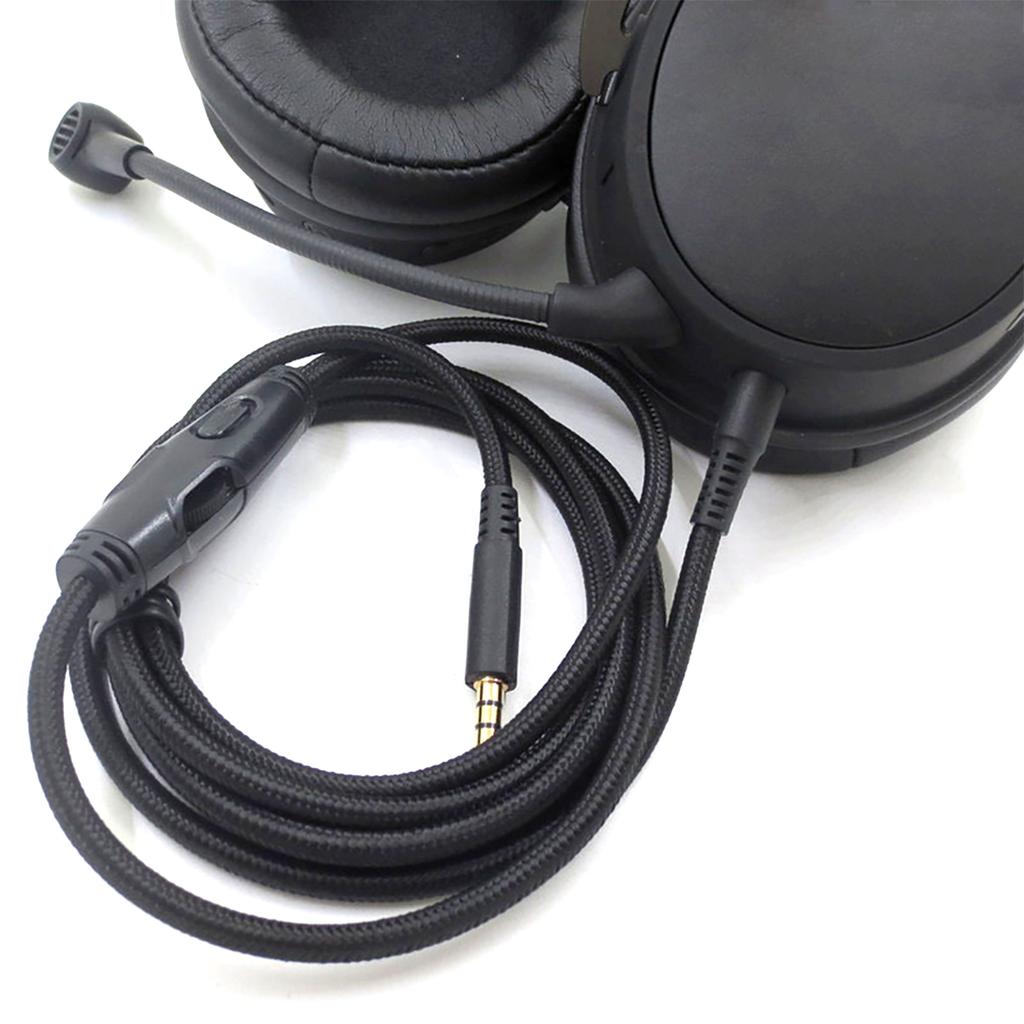 High-Quality Headphone Audio Cord Cable Audio AUX-Cable for HyperX Cloud Headphones Replacement Cable for Gamers