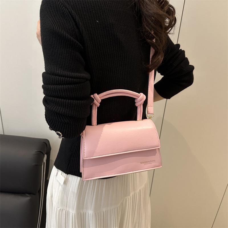 Personalized handbag fashion trend simple shoulder bag women's small square bag beautiful casual messenger bag