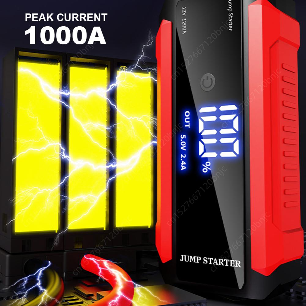 Car Emergency Booster Starter LED Flashlight 30000mAh Car Jump Starter Battery Power Bank 12V Auto Starting Device Petrol Diesel