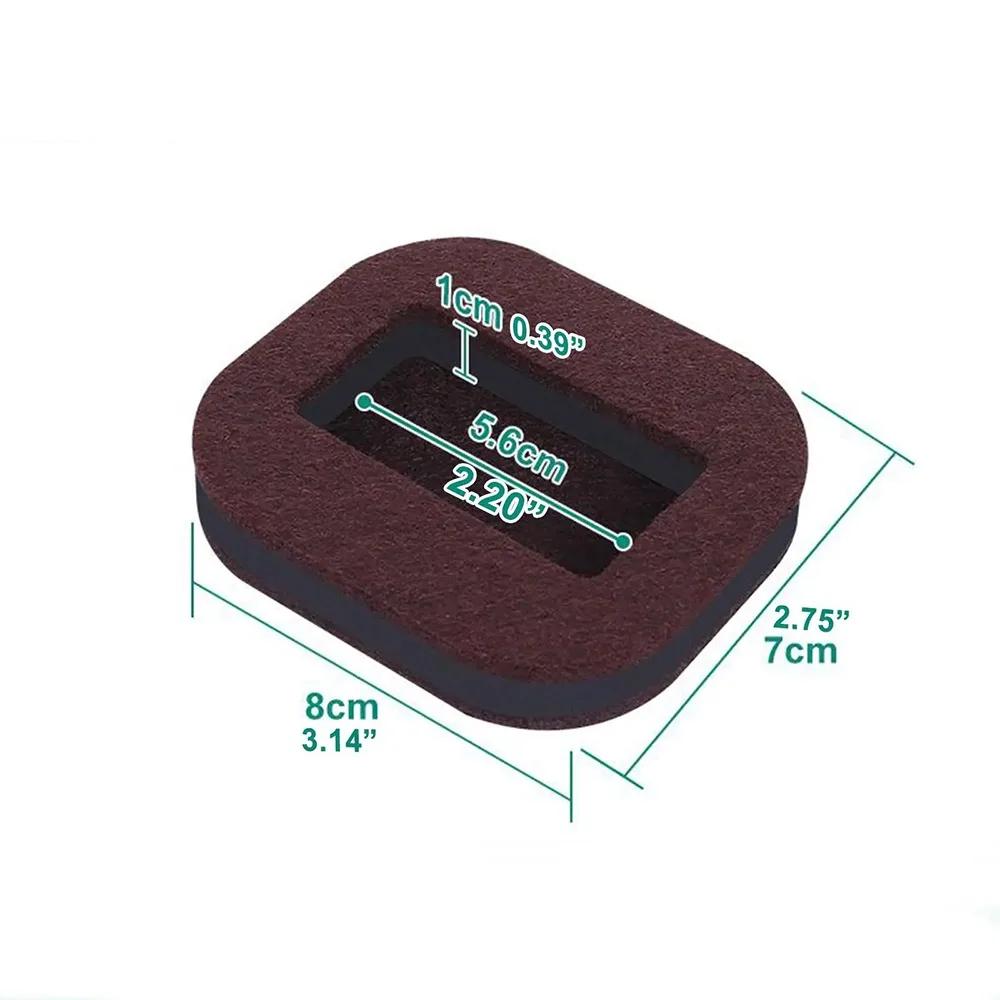 

Replacement Reduce Noise Felt Chair Leg Pad Anti-Sliding Prevent Scratch Chair Caster Pads Furniture Wheel Stoppers