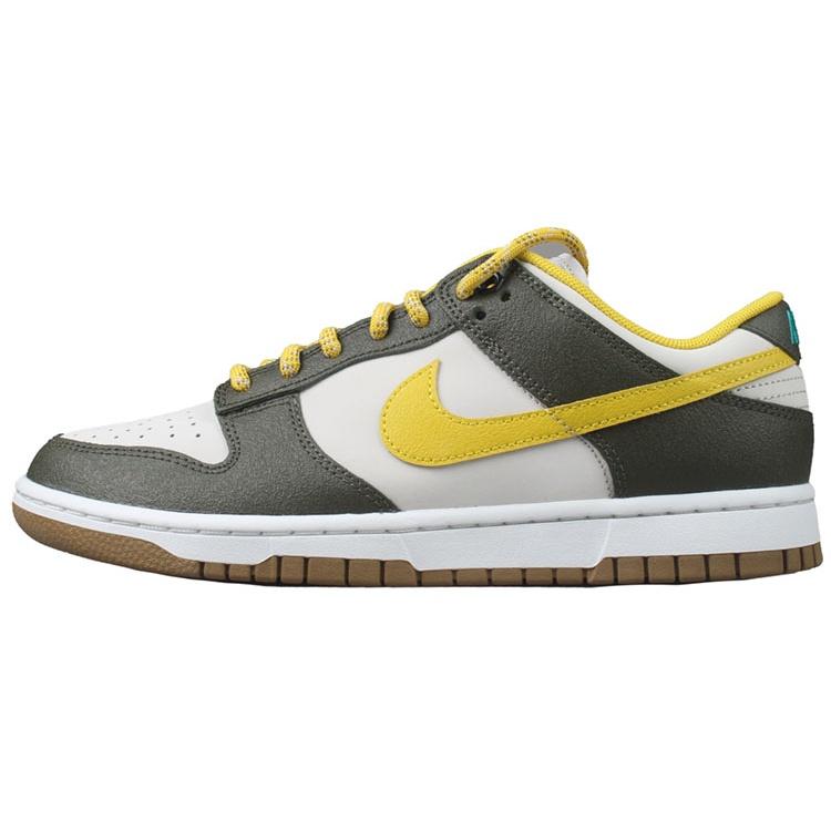 Nike Dunk Low Retro PRM Cargo Khaki Vivid Sulfur Men s FV3629-371 EU 42.5