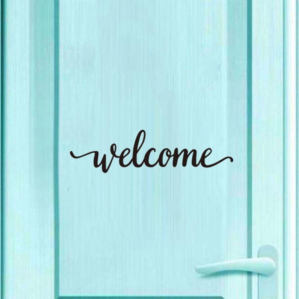 Vinyls Bedroom Office Welcome Wall Art Sticker Inspirational Quotes Modern Motivational Wall Decal