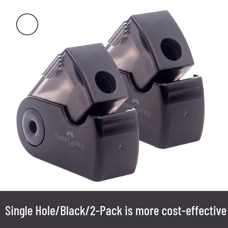 Faber-Castell Portabel Manuell Blyertspennvässare för Konststudenter - Idealisk för Skissning, Färgpennor och Kol.