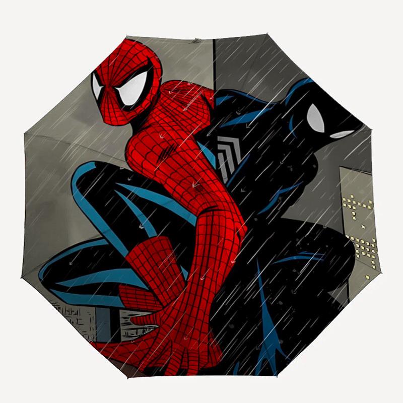 

1pc Spider-Man Automatic Folding Umbrella, 8 Ribs for All-Season Use 023