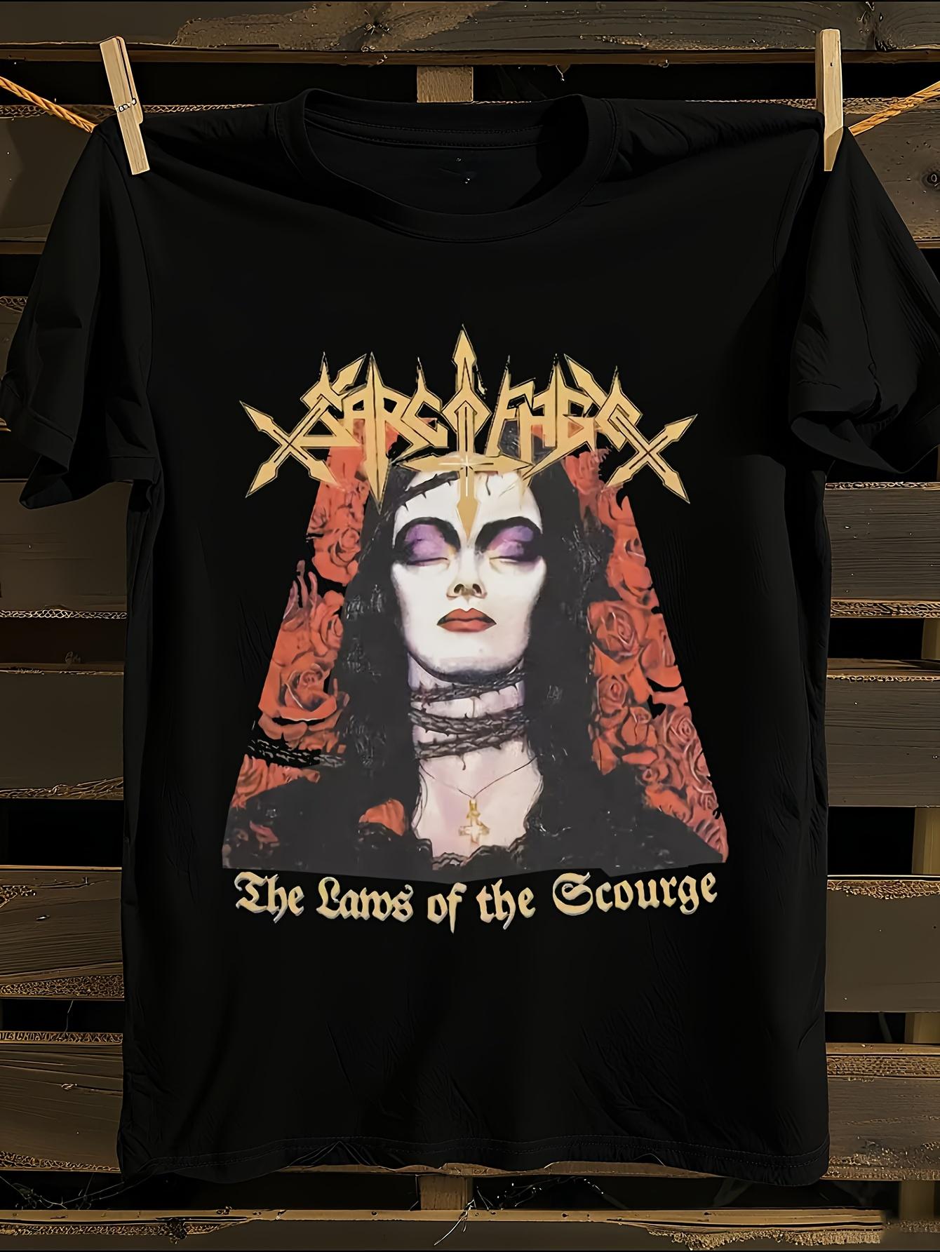 Sarcofago Black Metal Band Vintage 80s T-Shirt S