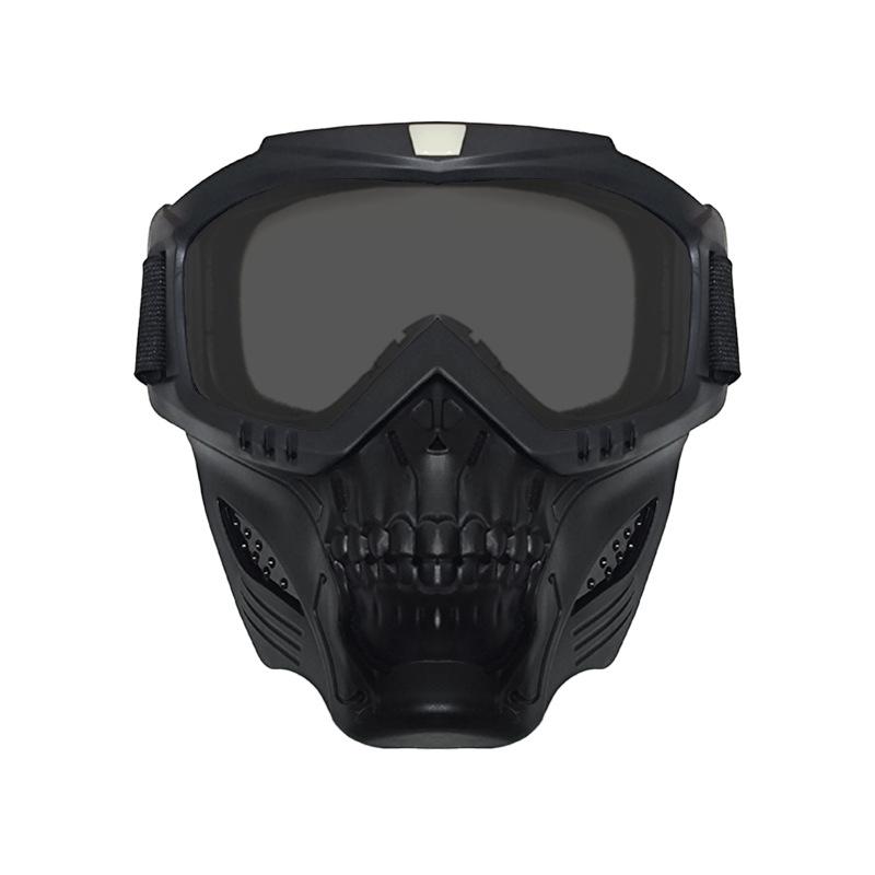 Dustproof Motocross Glasses Adjustable Motorcycle Goggles Breathable Full Face Protective Motorbike Dirt Bike Off-road Mask