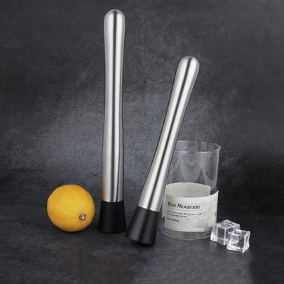 Bar Cocktail Shaker 1Pcs Mint Muddler Stainless Steel Wine Mixing Stick Cocktail Muddler Ice Crusher Hammer Bartenders Barware