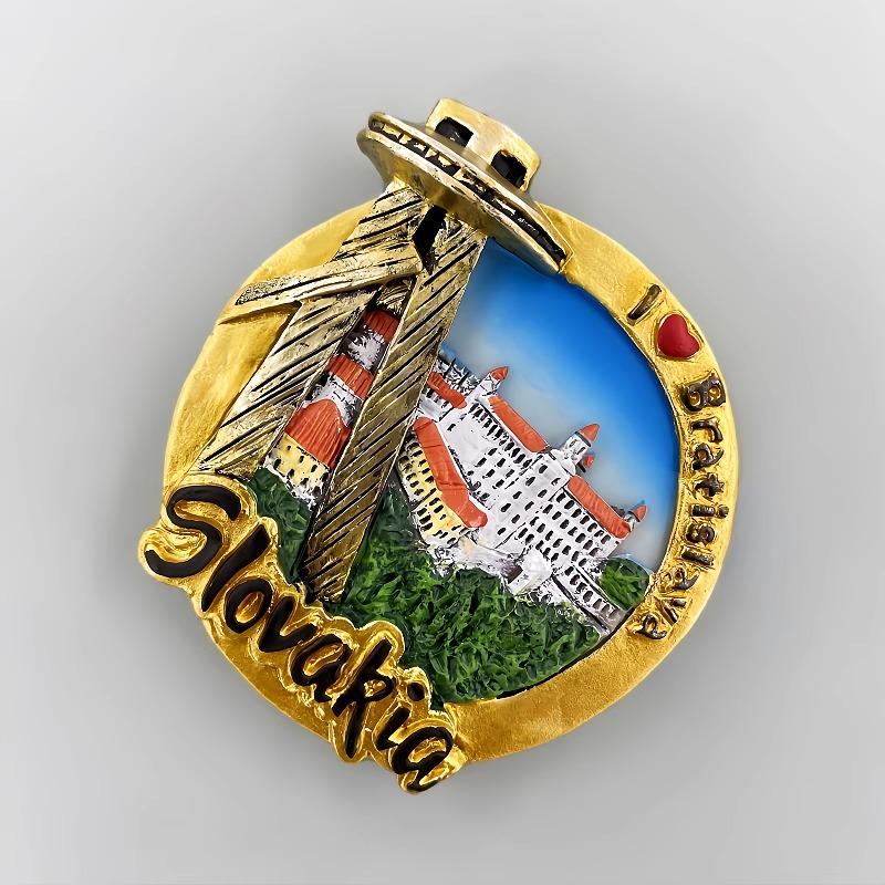 The Slovak Republic Fridge Stickers Bratislava Travel Souvenirs Pezinok Fridge Magnets Home Decoration Wedding Gifts