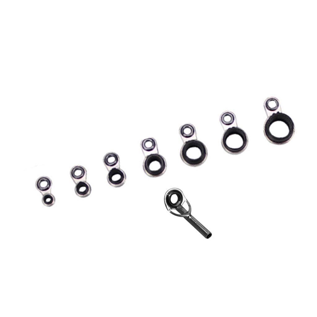 Fishing Rod Guide Rings Fishing Rod Guides Tip Fishing Rod Guides Set Tip Repair Set Rod Repair Set Fishing Accessory