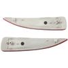 2Pcs Back Bumper Reflector Light Len Cover For Yaris 2012 2013 2014 Left & Right Reflective Strip 52164-52100 Car Accessories