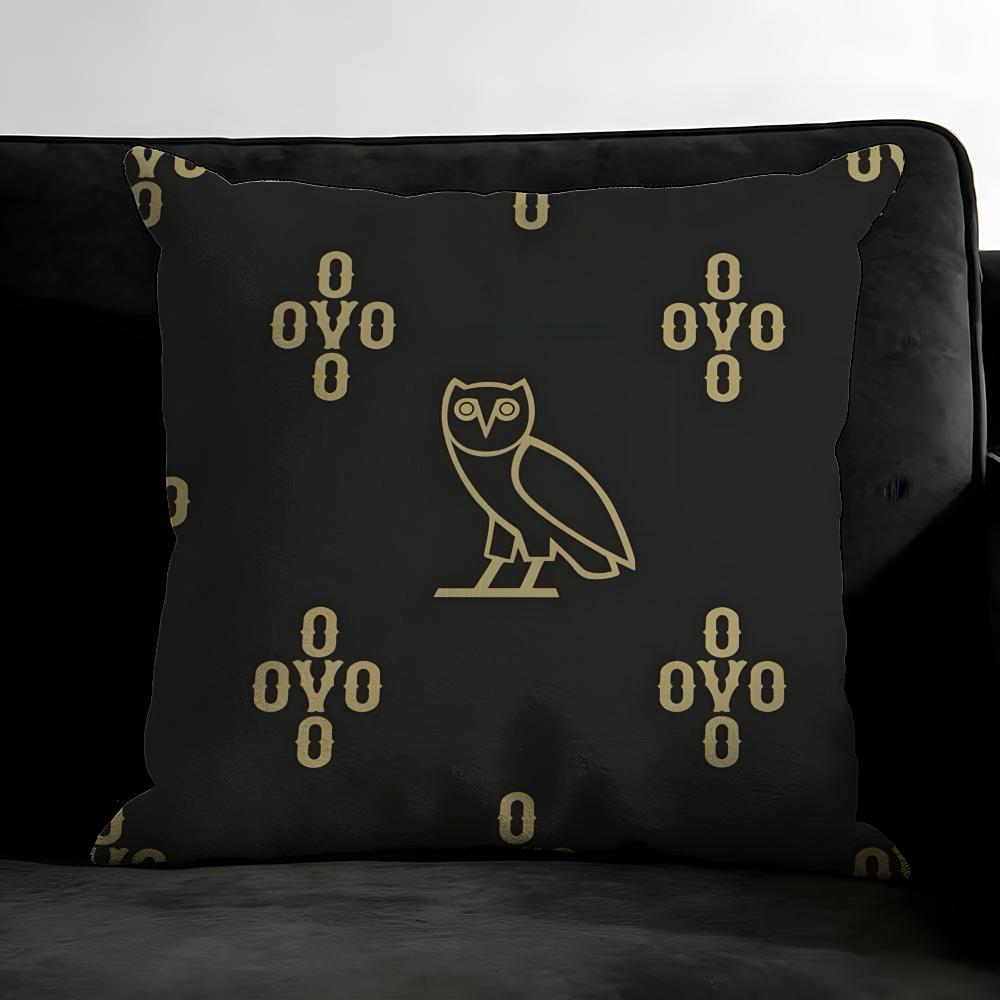 DDrake OOvo Owl Cushion Cover Pillowcase Ultra Soft Skin Friendly Fabric Cloud Like Comfort Concealed Zipper