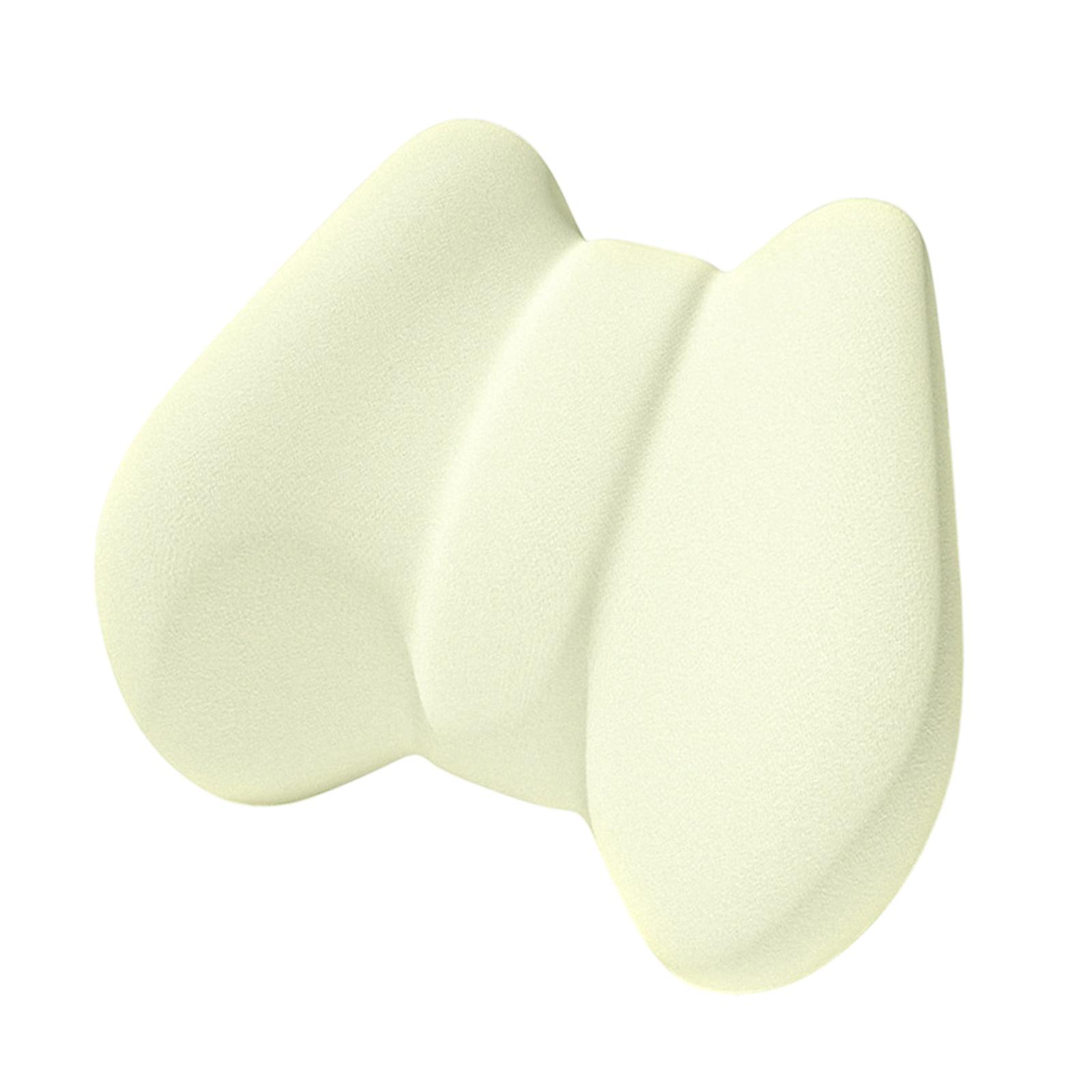 Ergonomic Support Pillow Memory Foam Office Chair Backrest Cushion with Adjustable Strap for Long Sitting and Car Seat бежевый 2430₽