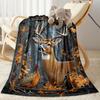 Deer Blanket Soft & Cozy Great for Office Livingroom Sofa All-Season Use Digital Print Perfect Gift for Relatives and Friends