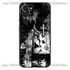Gothic Cyber Sigil Cross Eyes Skull Phone Case For Samsung Galaxy A32,21s,22,31,52,53,72,73,Note20,8,9,10 Silicone Black Cover