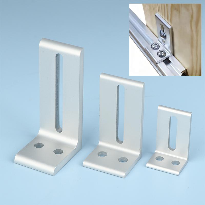 NOWE 1/2 szt. Profile aluminiowe Rama Płyta warstwowa Wsporniki mocujące zewnętrzne 2020 3030 4040