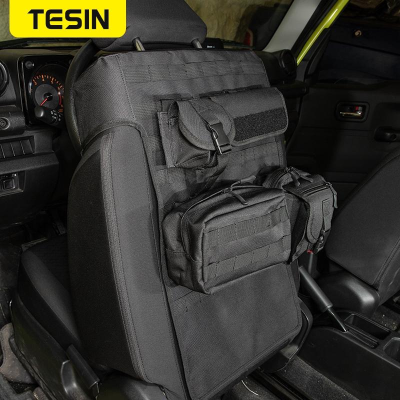 TESIN Organizare pentru depozitare pentru Suzuki Jimny JB74 Husa scaunului auto Accesorii de organizare pentru geanta de depozitare din spate pentru Suzuki Jimny