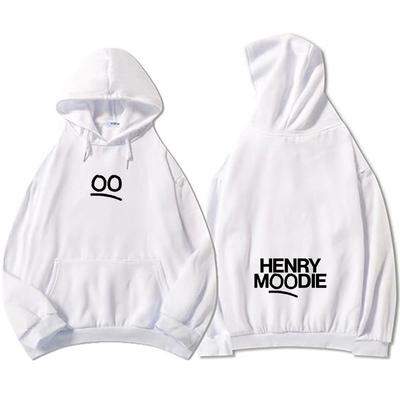 Bluzy Henry Moodie Unisex Streetwear Długi Rękaw Modna Bluza Jesienna Ciepła z Kapturem Pulowery Bluza z Kapturem z Grafiką Kreskówkową