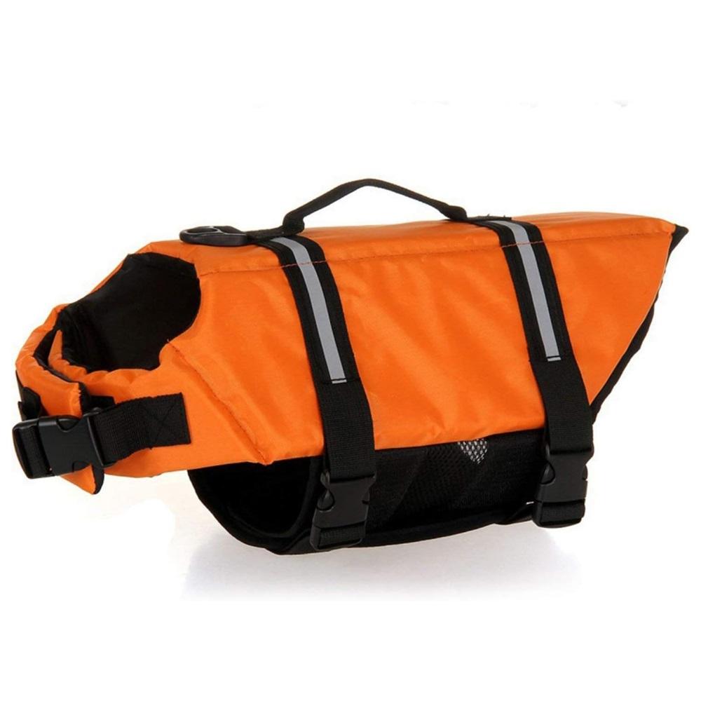 

Собачий рятувальний жилет Жилет Safe Safety Swimsuit Preserver зі світловідбиваючими смугами/регульованим поясом Собаки XS помаранчевий
