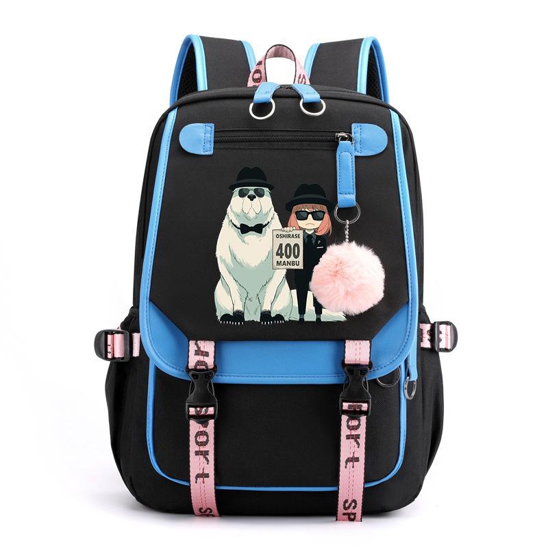 RiMan SPY x FAMILY Spy Play House Backpack Junior High School Student Personality Trend College Style School Bag