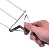 3 Prong Skewers for Grilling Reusable Stainless Steel BBQ Skewers with Push-Off Slider Easy Serving Metal Kabob Skewers Outdoor Grill Accessories