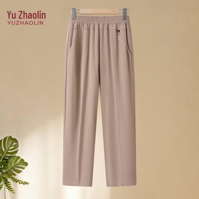 

YUZHAOLIN Women s Loose Straight Summer Ankle-Length Casual Pants 3XL