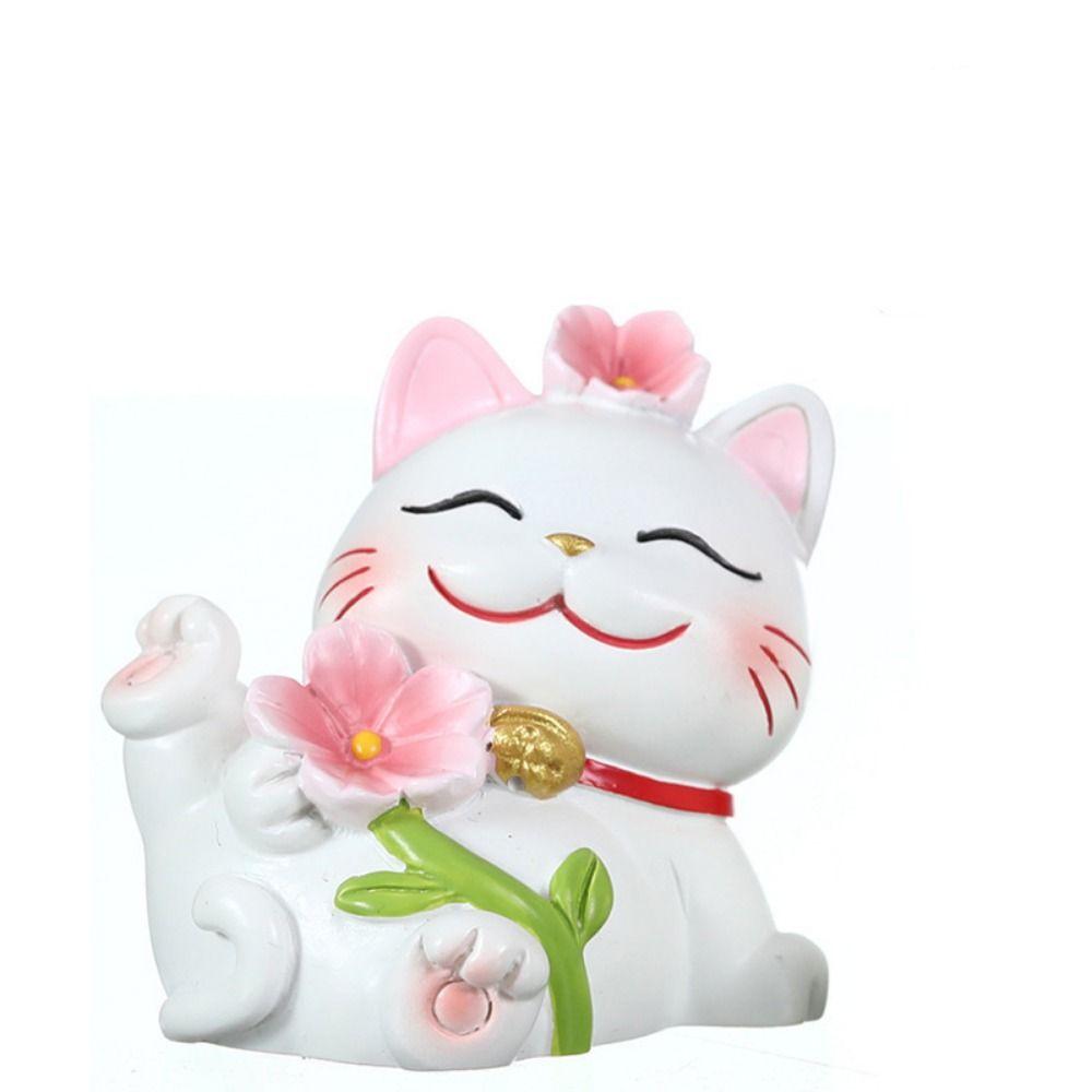 

Маленькая фигурка машущего лапой кота, кошка-манэки-нэко, мультяшный кот, украшение, декор для дома style 5