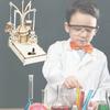 Wooden Diy Science Experiment Toy Rotating Flying Chair Handmade Technology Invention