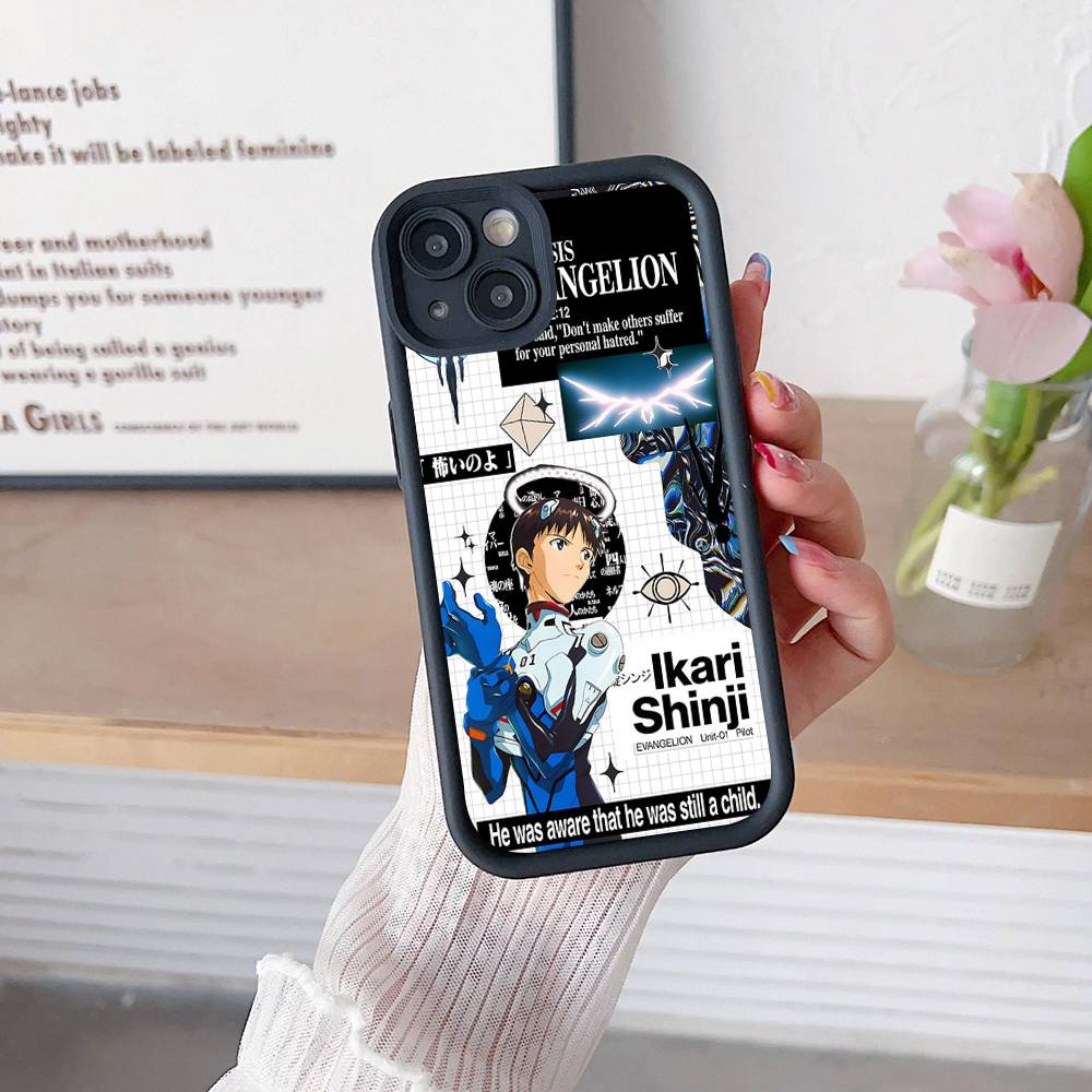 N-Neon G-Genesis E-Evangelion Phone Case For IPhone 17 16 15 14 13 Pro Max Plus 12 11 Cover