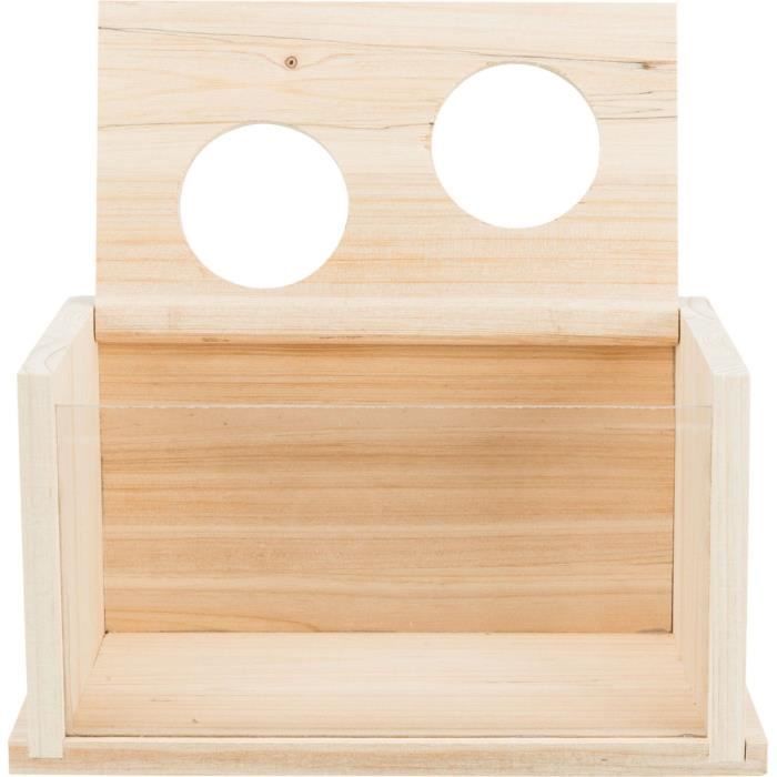Bac À Sable - Trixie - Modèle 63004 - Bois Non Traité - 22x12x12 Cm - Beige