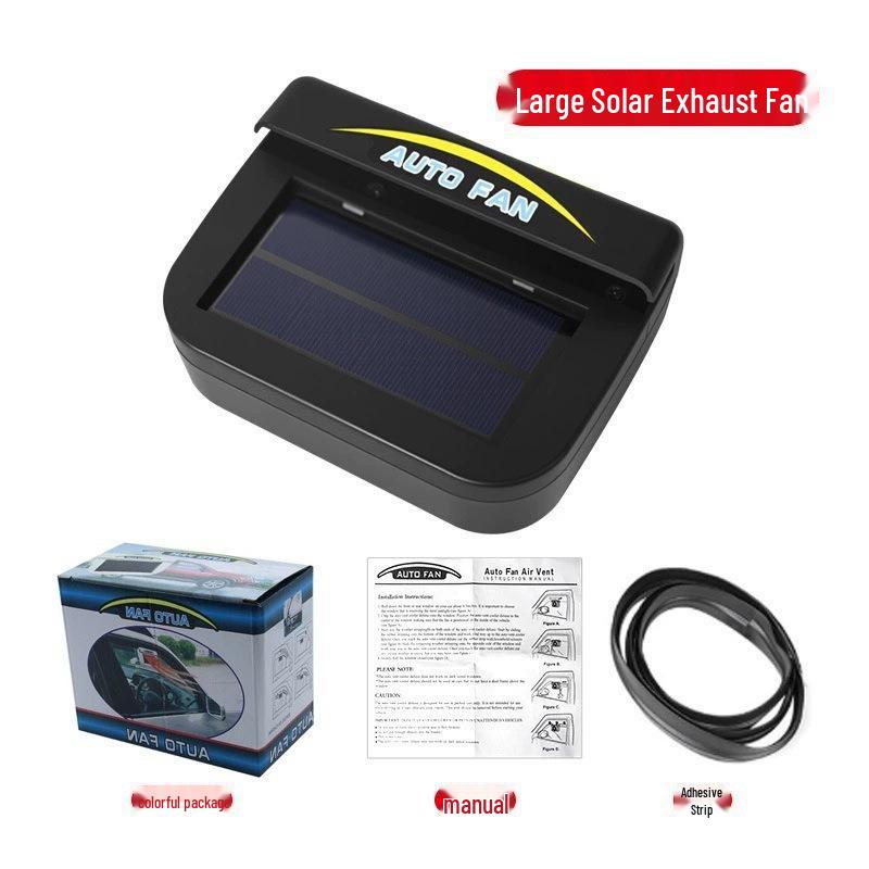 Solar Car Ventilation and Cooling Exhaust Fan